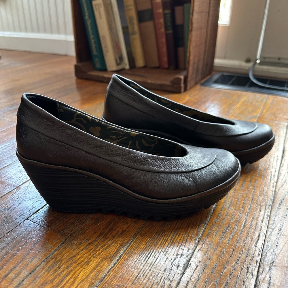 Fly London Yoko Platform Wedge Shoes